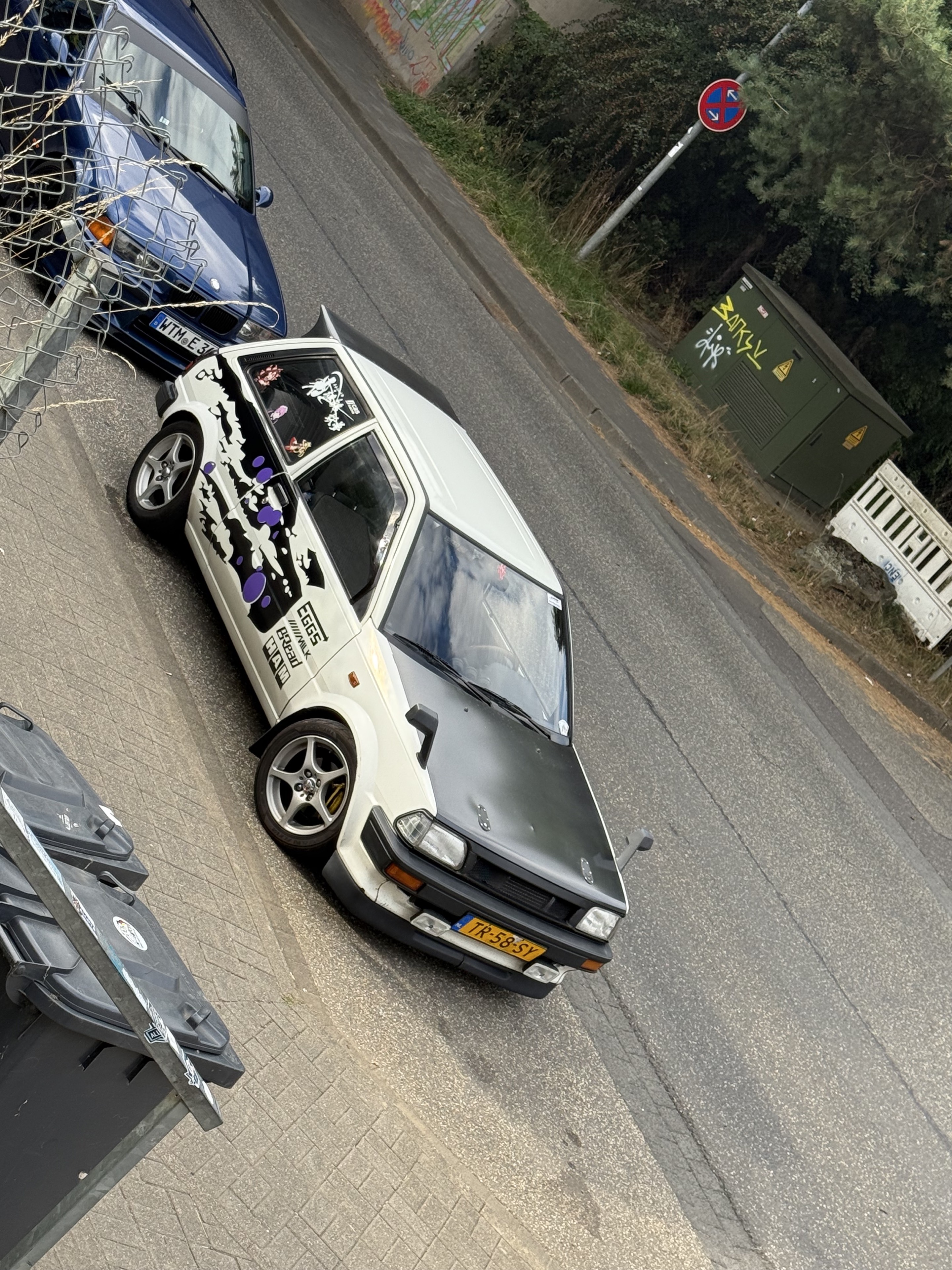 Toyota Starlet P7 parked in Germany
